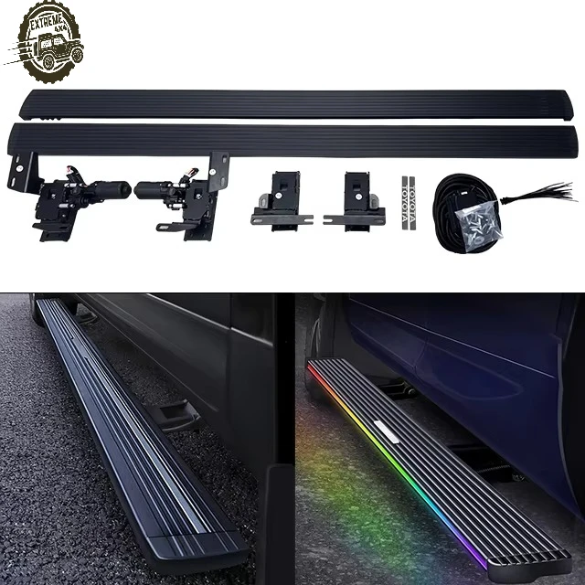 

New Siennaa Pedal Intelligent Automatic Telescopic Welcome Pedal Refitted with Colorful Streamer Electric Pedal