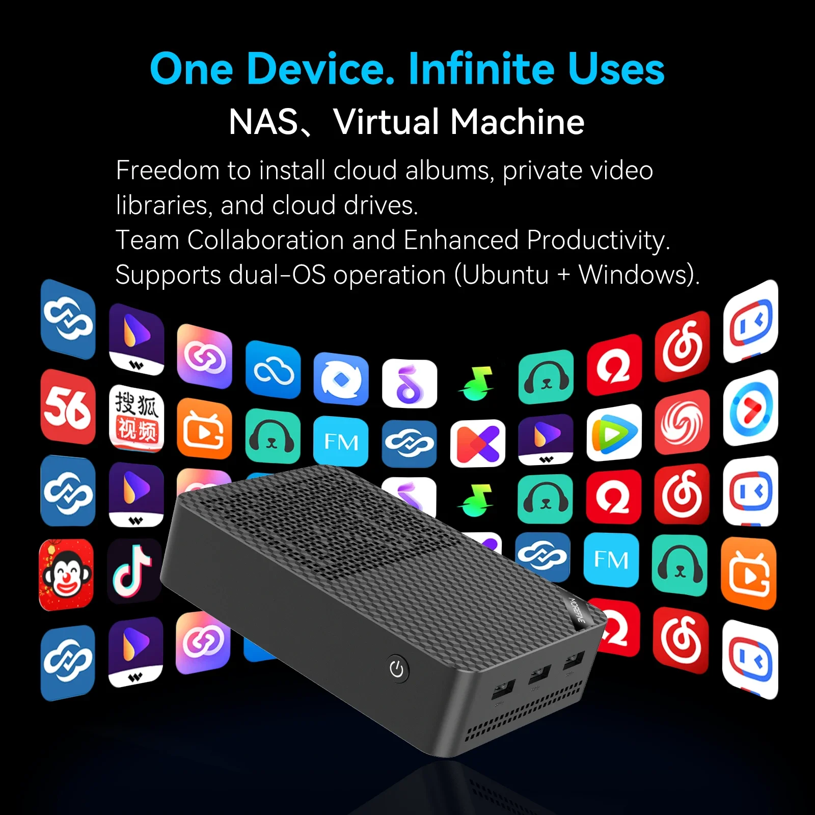 Mini pc M10S N150 (hasta 3,6 GHz) 12GB DDR5 RAM 16TB M.2 SSD Dual 2,5G LAN Business Mini computadora de escritorio 4K WiFi6 BT5.2