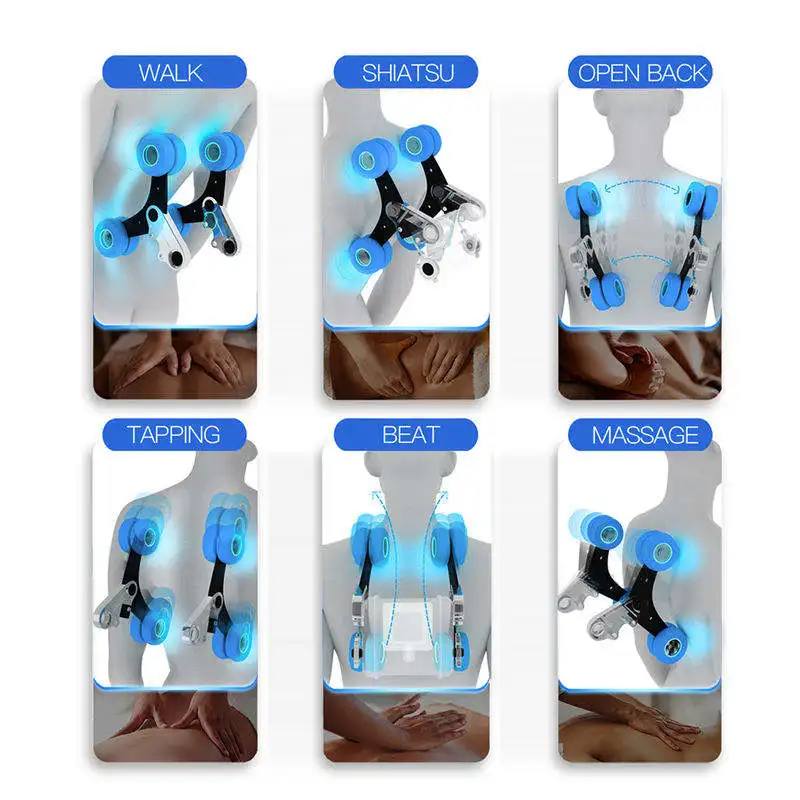 Electric Zero Gravity Massage Chair Full Body Shiatsu Air Compression Synthetic Leather Recliner For Home Salon Spa Relaxation