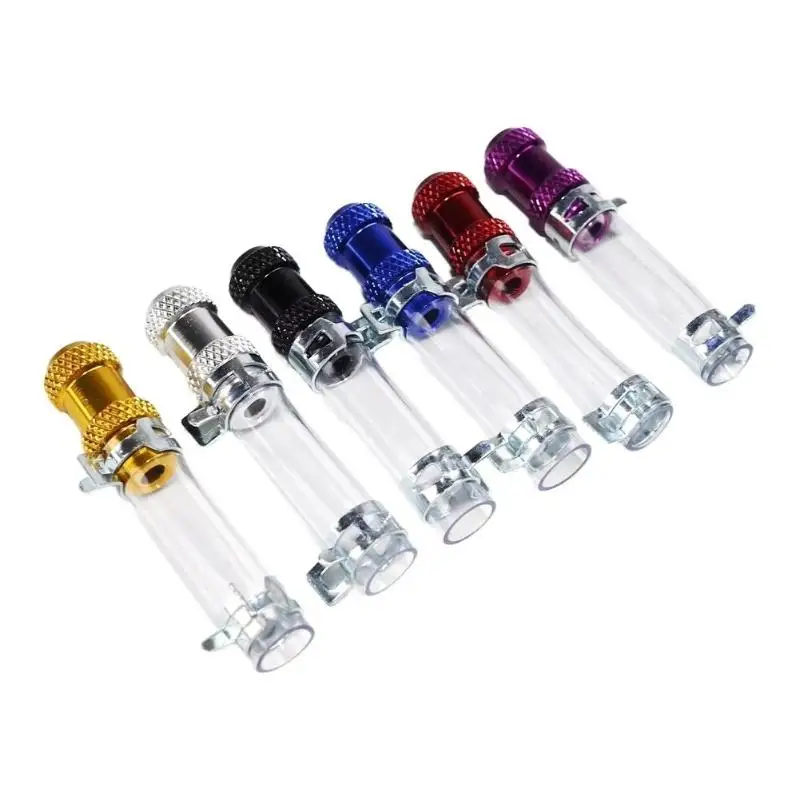 1Pcs Motorcycle Air Filter Drainage Tube Rustproof Aluminum Head Flexible Silicone Pipe for Motocross Aftermarket Parts