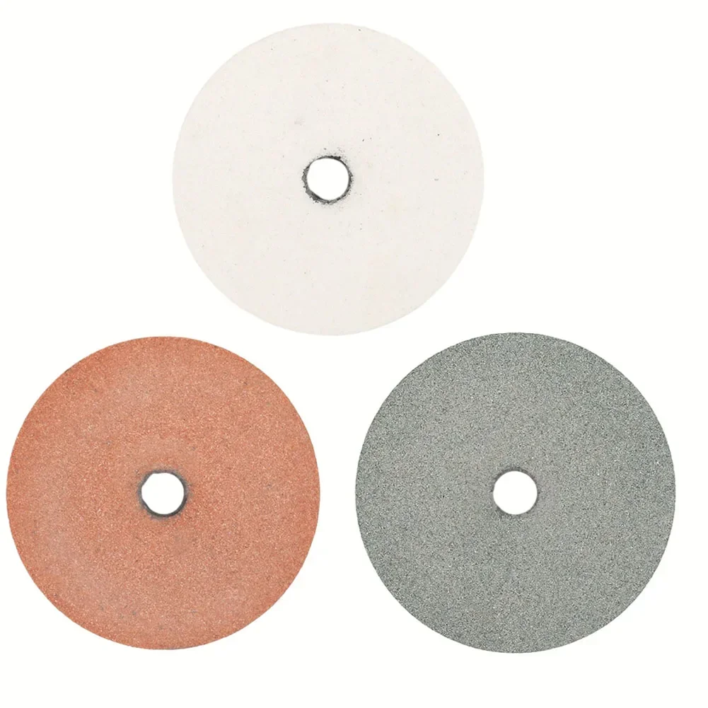 1PC 75 Mm/3Inch Grinding Stone Polishing Wheel Grind Polishing Pad Red/white/green Buffing Wheels For Bench Grinders/hand Drill