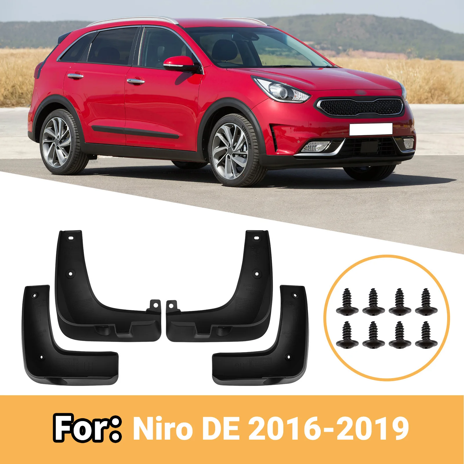 For Kia Extreme Niro DE 2016-2019 car tire fenders mud flaps fender flares car fender car accessories
