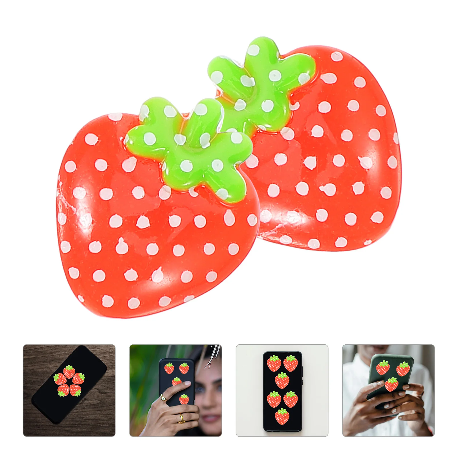 

30 шт., подвески в виде клубники из смолы, материал для рукоделия «сделай сам», для декора чехла для телефона, принадлежности для рукоделия, украшения с плоской задней частью, маленькие «сделай сам»