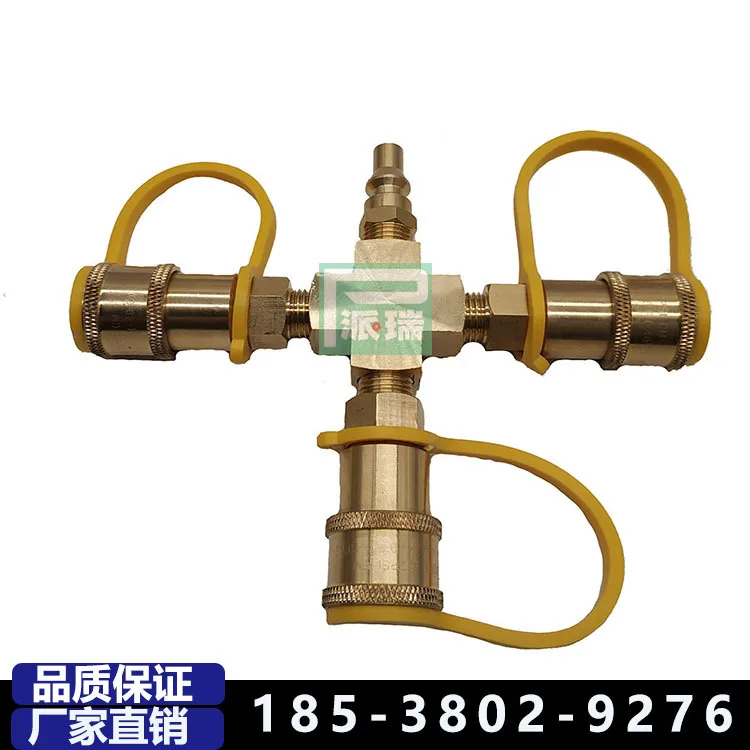 

2Pcs Amazon North America 1/4 "RV Hose Fittings Trachea Quick Adapter 4Y Copper Interface