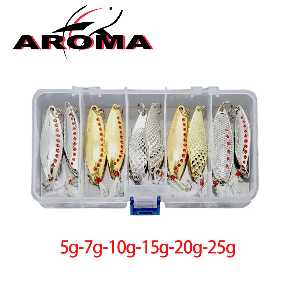 

Metal Spinner Spoon trout Fishing Lure Vib Leech Lures 5g 7g 10g 15g 20g Artificial Bait Fishing Tackle for Bass Pike Perch