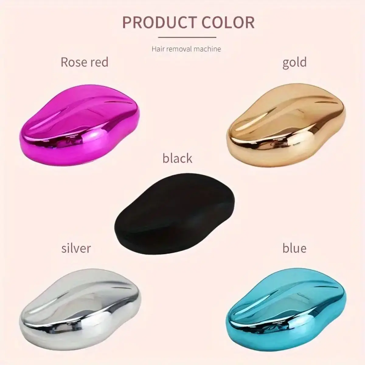 Gomme à cheveux en cristal, réutilisable, indolore et facile à utiliser, pour une peau lisse sur les bras, les jambes et le dos, parfaite pour les voyages et les déchets