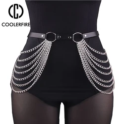 Women Waist Chain Goth Belt Designer Fashion Belts Strap for Dresses Gold Silver Women's Belt for Jeans Women Trousers Belt CY11