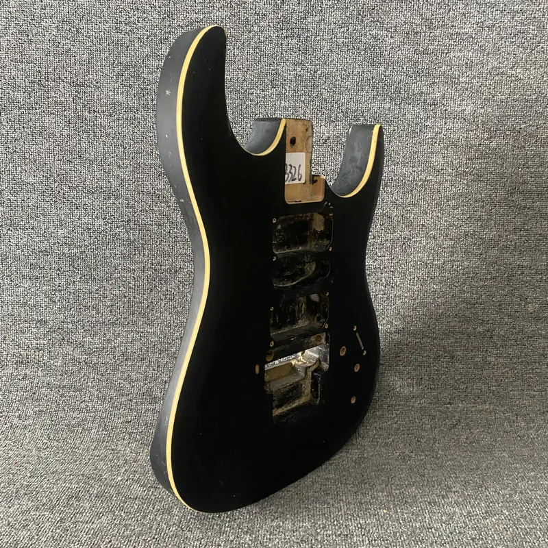 DB326 Black Color 7 Strings Electric Guitar Body Floyd Rose Style HSH Pickups DIY Guitar PARTS