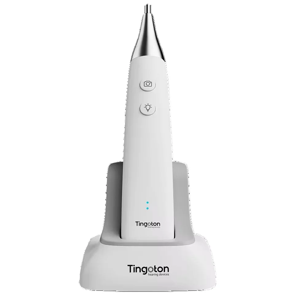 Professional Wireless UHD Digital Otoscope Ear Camera for Ear Cleaning, Hearing Aid Screening, Ear Canal Exam & Wax Removal