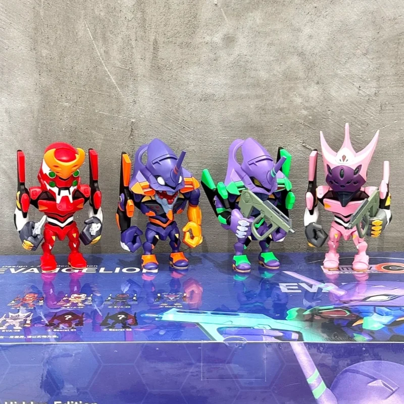 Bandai QMSV-C New Century Evangelion Eva Prototype Figure - Blind Box Collectible Trendy Plaything Gift for Fans