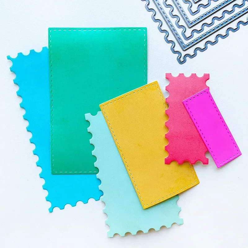 

Металлические вырубные ножи Mmao Crafts: Прямоугольная рамка-шестигранник для скрапбукинга, тиснения на бумаге/фотокарточках