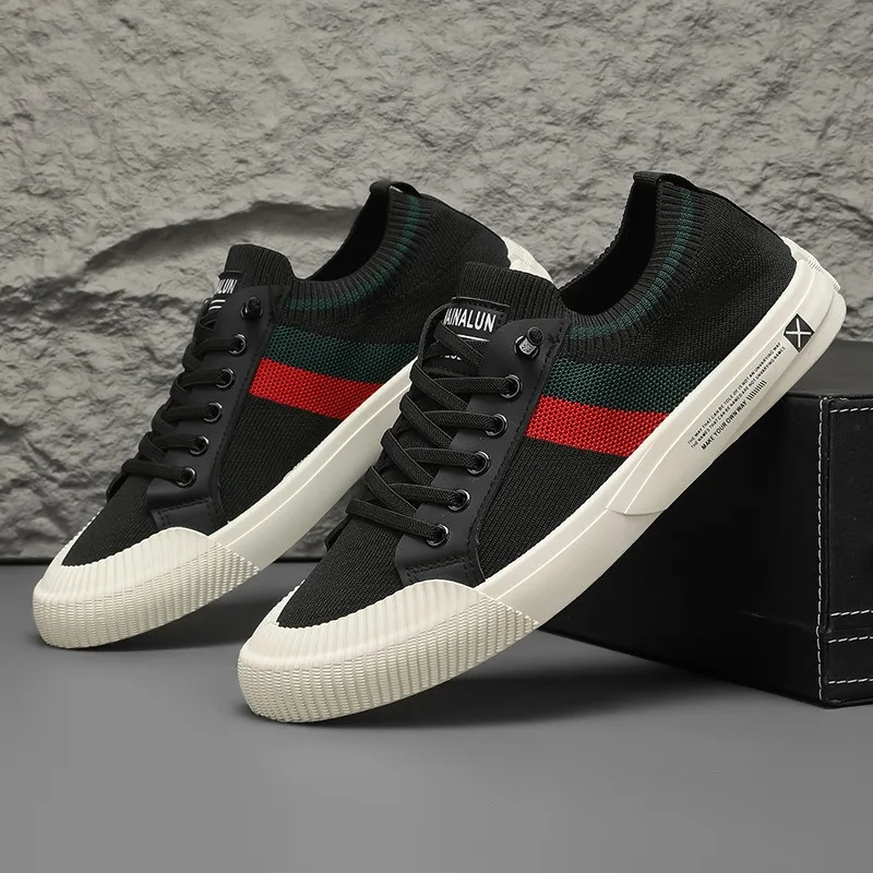 Men's Casual Sneakers Summer Breathable Mesh Shoes Fashion Outdoor Casual Shoes Light Walking Vulcanized Shoes Large Size39-48
