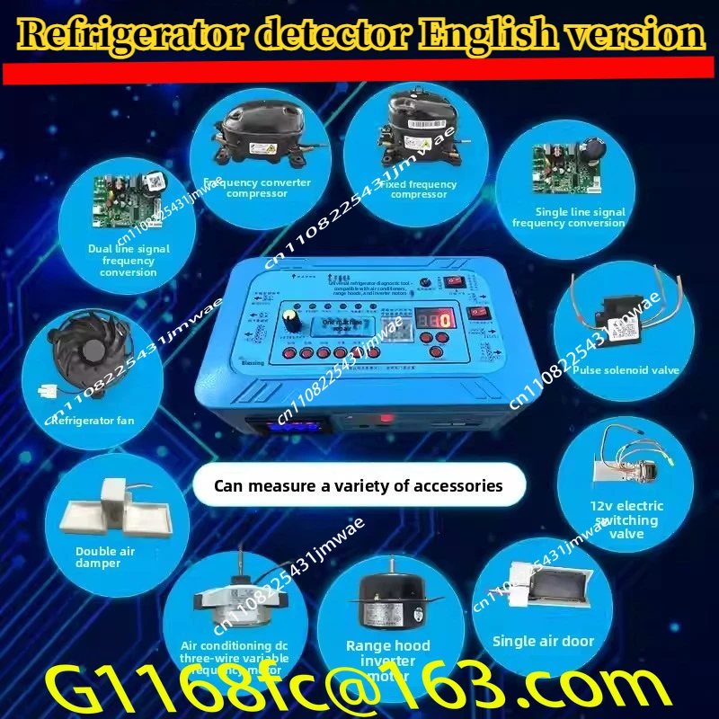 English Version 220V 110V Household Air Conditioner Refrigerator Multifunctional Test Variable Frequency Board Fault Tool