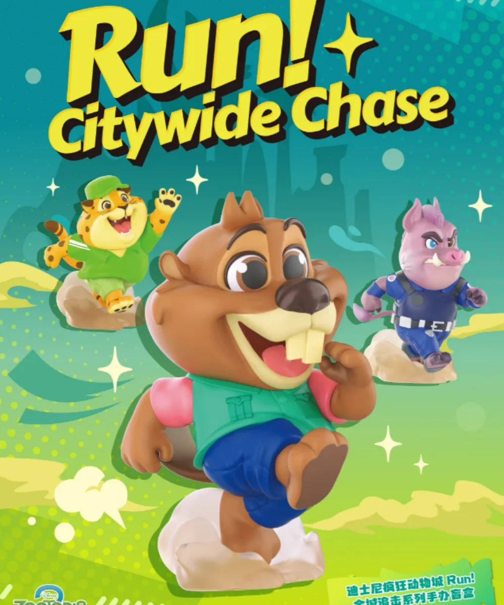 Echte Hot Zootopia Run! Citywide Chase Series Plastic Knuffel Blind Box voor Kinderen Fans Verjaardagscadeau