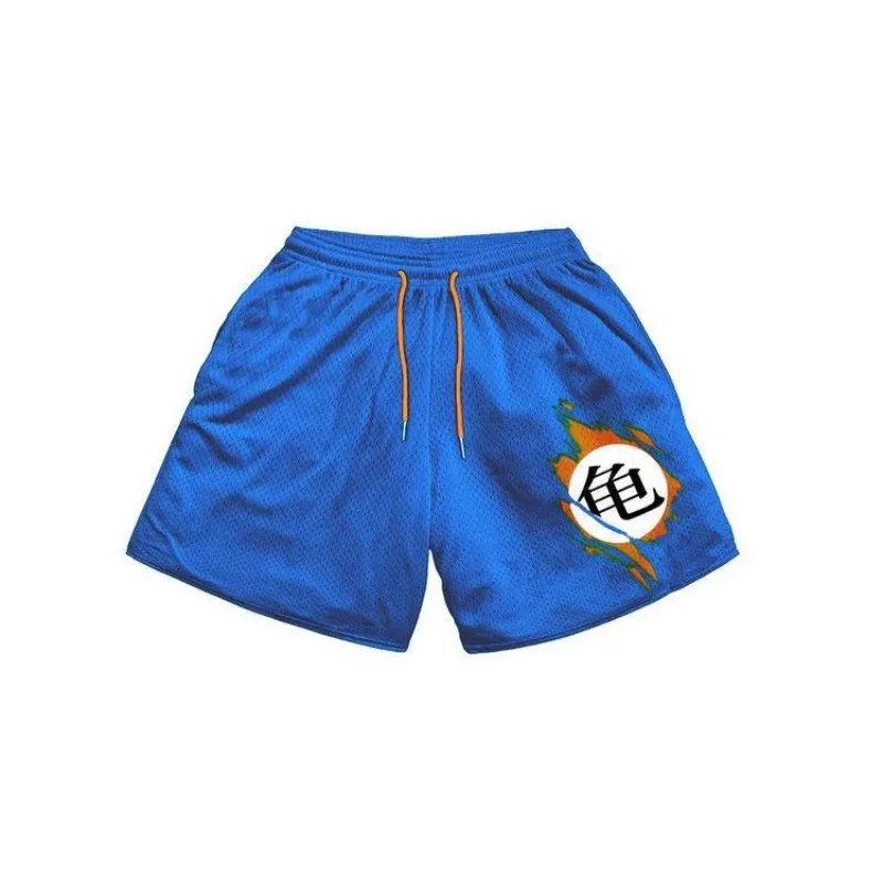 Pantalones cortos de Anime de Dragon Ball para hombre y mujer, Shorts deportivos informales con estampados, transpirables para playa, verano,