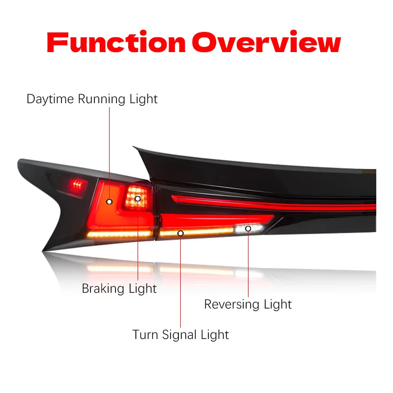 Zhengwo مصنع تعديل LED أضواء السيارة لكزس NX200 NX300 2014-2021 بدء مع الرسوم المتحركة بدوره إشارة الملحقات