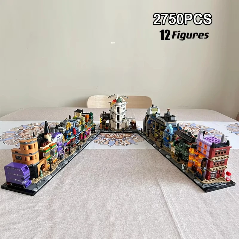 Street View series Mini 2750pcs classic Diagonal Mall model building blocks children's Educational Assembly toys Birthday Gifts
