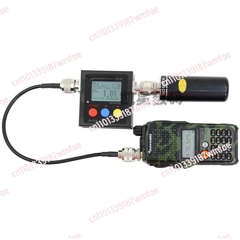 SW-102 Digital VHF/UHF 125-525Mhz Power & SWR Meter and Frequency Counter Digital Display Frequency Meter