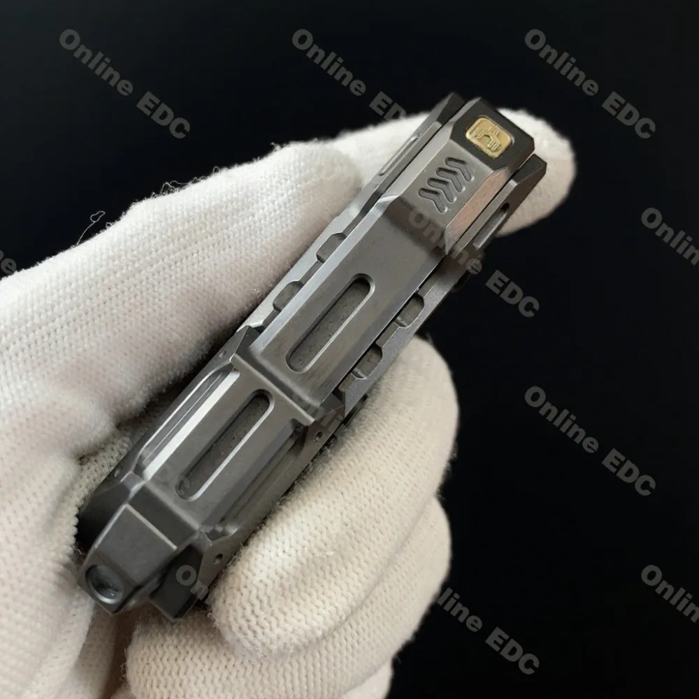 Gebrauchte EDC-Spielzeuge YEDC Zirkonium MT99 VIP Limited Edition Fidget Slider Stressabbau-Spielzeug Büro-Schreibtischzubehör Push Slider