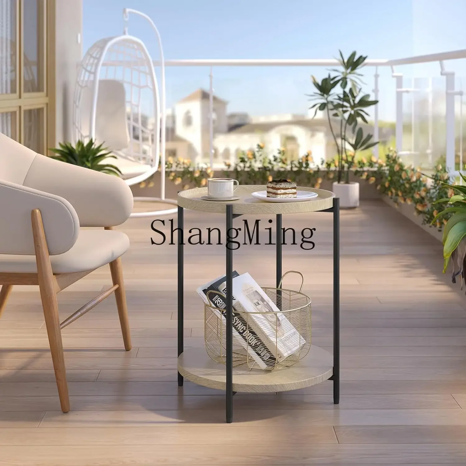 FG ضوء تأثيث المنزل الفاخر شقة صغيرة أريكة طاولة جانبية الحديثة طاولة بسيطة طاولة القهوة لغرفة المعيشة #5