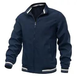 New Jackets for Men Spring Fahsion Outwears Solid Color Casual Ropa Hombre Coats Racing Windbreaker Men's Jacket Plus Size 5XL