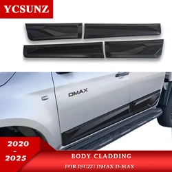 ABS Side Door Body Cladding For Isuzu Dmax D-MAX 2020 2021 2022 2023 2024 2025 Double Cabin Car Accessories Ycsunz