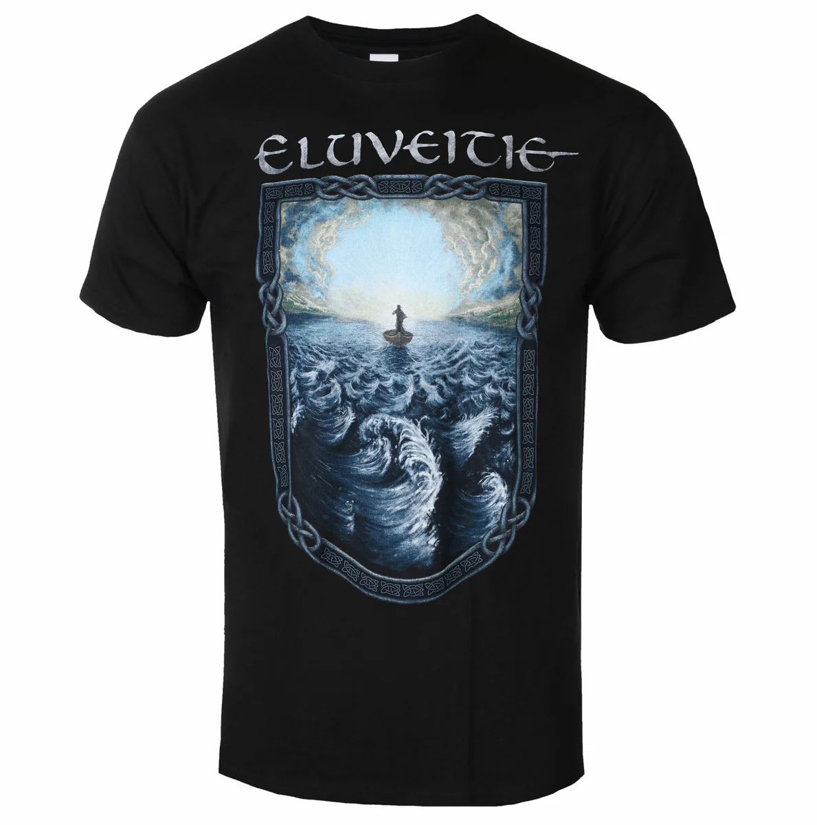 Camiseta estampada com padrão Eluveitie Into The Light 100% algodão unissex, nova camiseta clássica retrô de verão