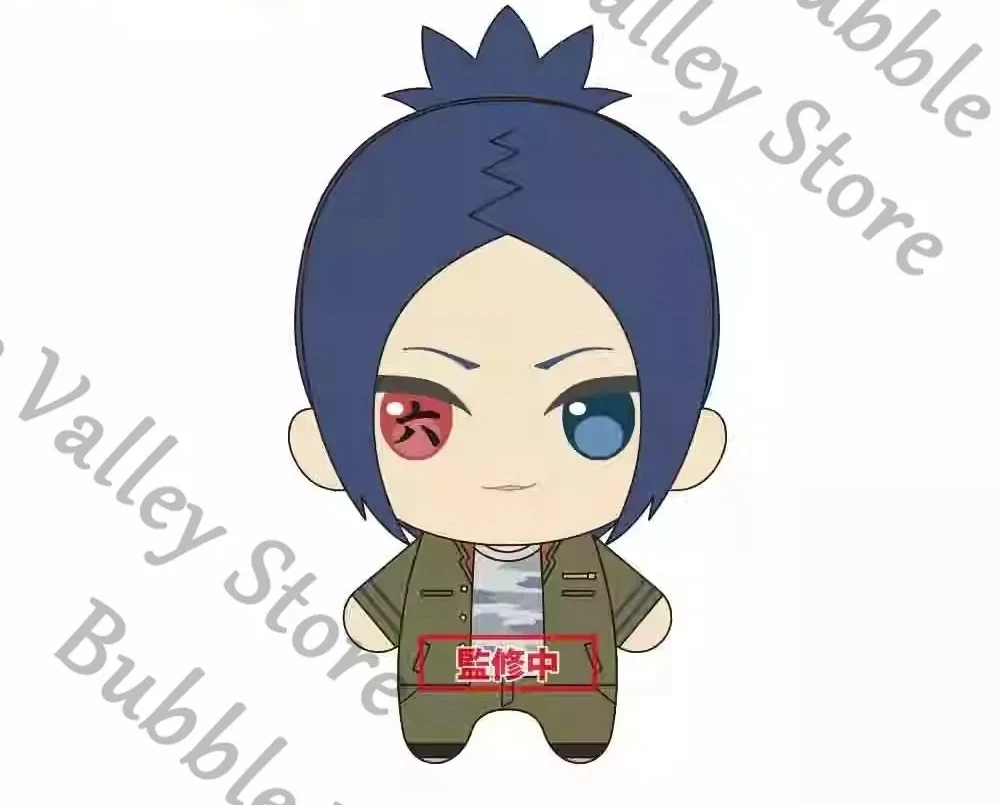 

Genuine HITMAN REBORN Anime Reborn Rokudou Mukuro Hibari Kyōya Cosplay Fluffy Cotton Maumet Cartoon Puppet Pendant Adorn Gift