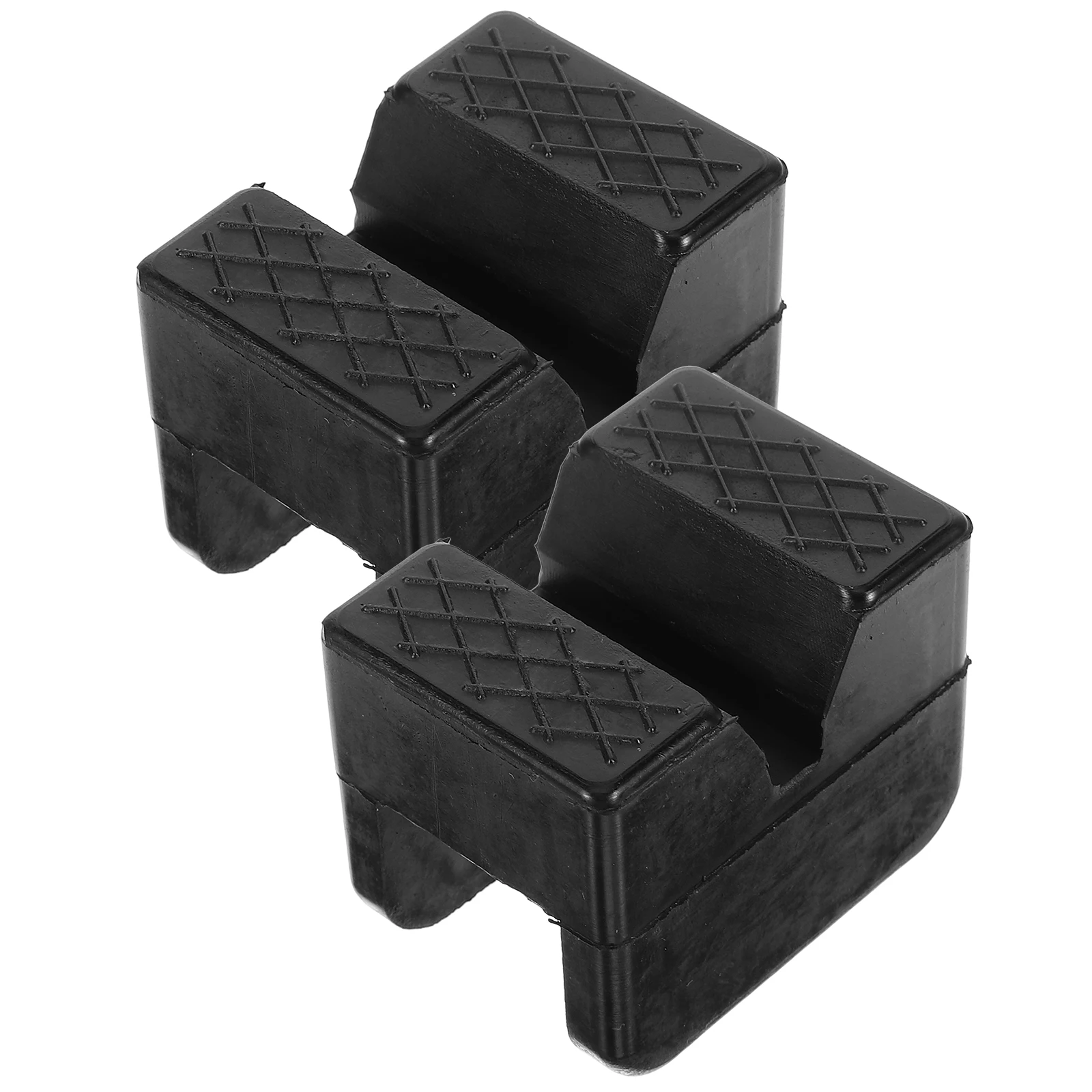 

2pcs Rubber Block Jack Stand Plastic Stabilizer Leg Pads Floor Jack Lift Pad Adapter Pinch Weld Car Maintenance Repair Tools