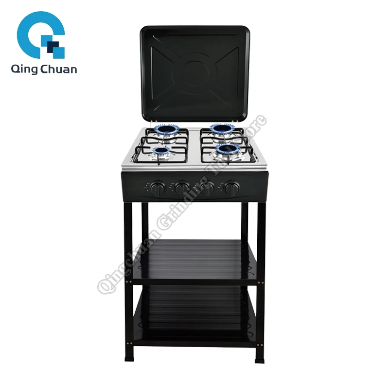 

Газовая плита отдельностоящая для помещений, кухонная газовая плита с 4 конфорками, портативная настольная газовая плита на четыре конфорки