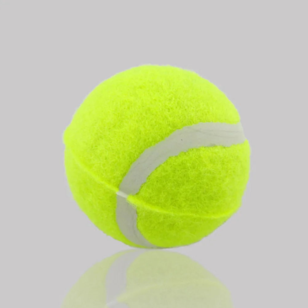 

6Pcs Training Tennis Balls High Elasticity Pressure Retention Premium Rubber Heavy Duty Tennis Accessory for Courts and Machine