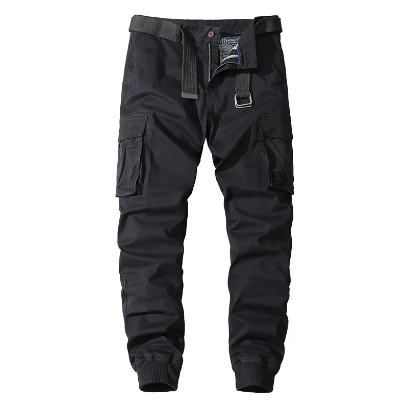 Men\'s Fashion Loose Work Pants Outdoor Wear-resistant Mountaineering Trousers Work Clothes Street Casual Military Cargo Pants