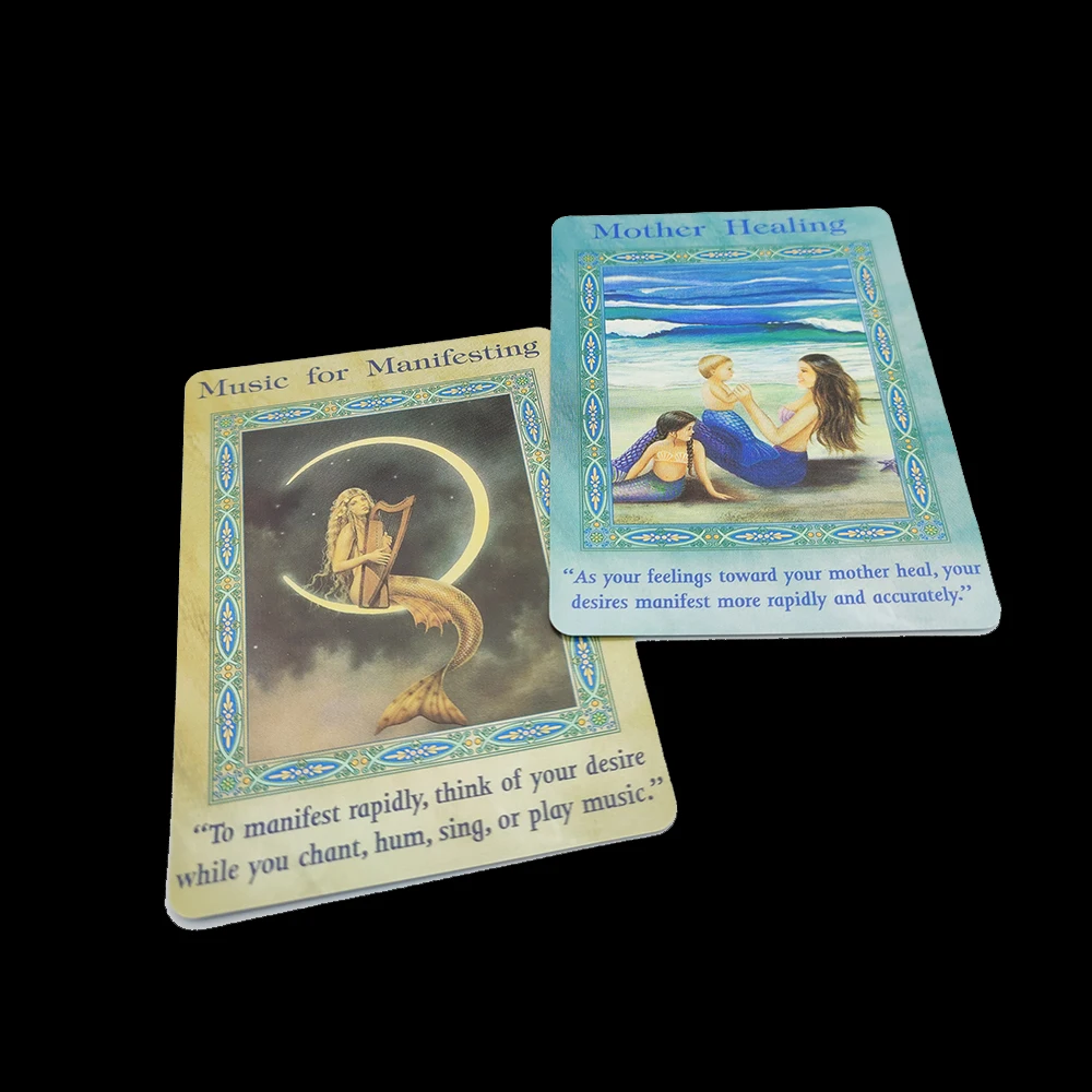 NEW AGE PRODUCTS Magical Mermaids and Dolphin Oracle Cards: A 44-Card Deck andPDF Guidebook