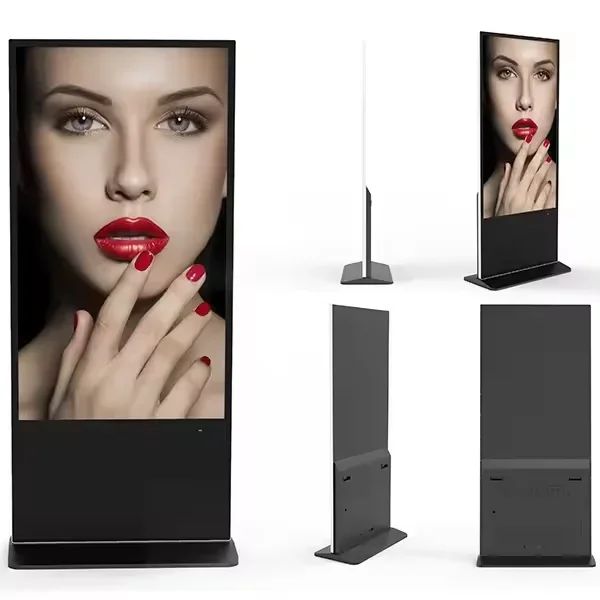 50 inch vertical floor standing advertising machine touch LCD display video network HD player