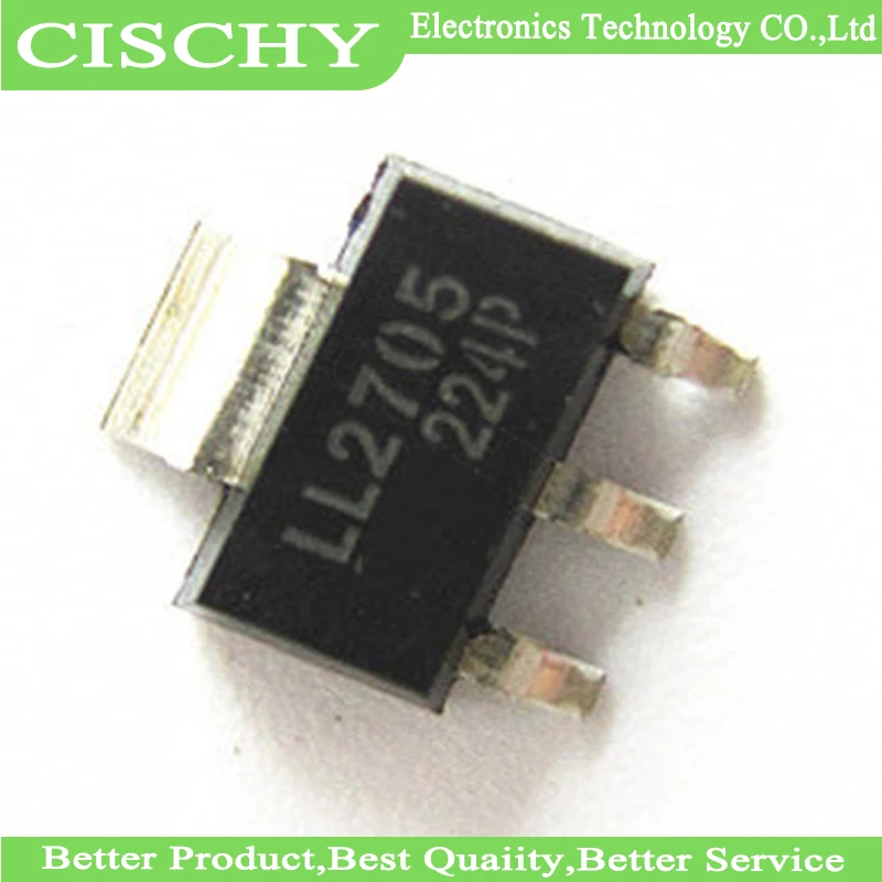 

100 шт./лот IRLL2705TRPBF IRLL2705 LL2705 SOT-223 55V 3.8a в наличии