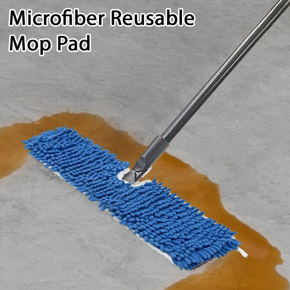 2 Pcs Microfiber Mop Refills Compatible with O-Cedar and Vileda, Replacement Mop Heads For Dry/Wet Use Machine Washable
