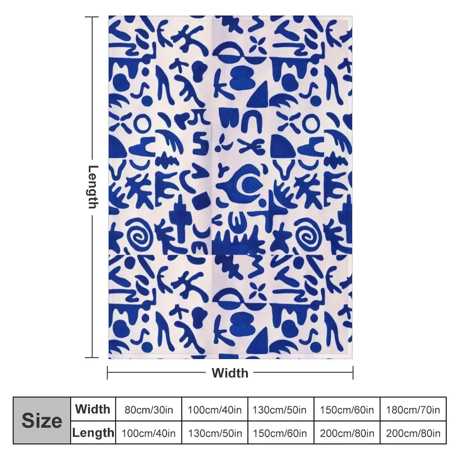 Blue variations Throw Blanket manga Winter beds Blankets