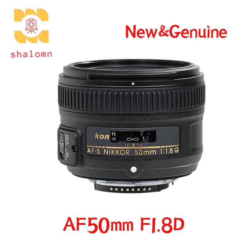 New Original AF50mm F1.8D Portrait Prime SLR Lens For Nikon 50 1.8D Lens D6 D780 D850 D3500 D5600 DSLR Z6 Z7 Mirrorless