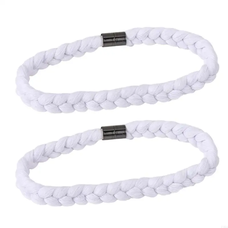 Curtain Magnets Tiebacks Woven Rope Hold Drape Ties Living Room Decors