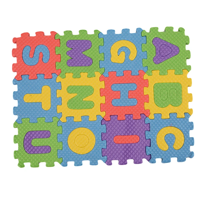 36pcs/set Colorful Puzzle Kid Educational Toy Alphabet A-Z Letters Numeral Foam Play Mat Self-assemble Baby Crawling Pad NEW