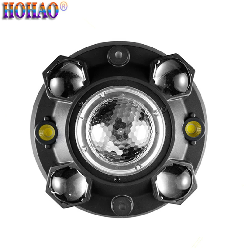 HOHAO New Arrival Ktv Bar Stage Effect Light 4-in-1 Laser Bee-Eye Kaleidoscope Rotation Effect Remote Dmx512 Sound Master