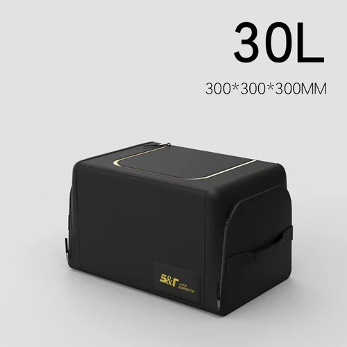 Imagen 2 del producto Caja organizadora de maletero de coche, bolsa de almacenamiento de herramientas multiusos para automóvil de gran capacidad, tela Oxford plegable para caja de almacenamiento de emergencia