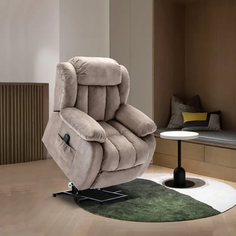 تخصيص البيع المباشر فلنلت متعددة الوظائف الكهربائية تدليك كامل الجسم المسنين مستلق أريكة تدليك غرفة المعيشة #2