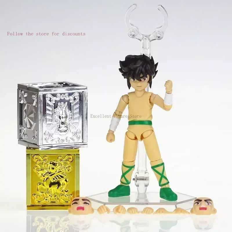 

ST Saint Seiya Myth Cloth EX Seiya Child w 2 Mini Pandora Box Pegasus Sagittarius Bronze Zodiac Knights PVC Action Figure