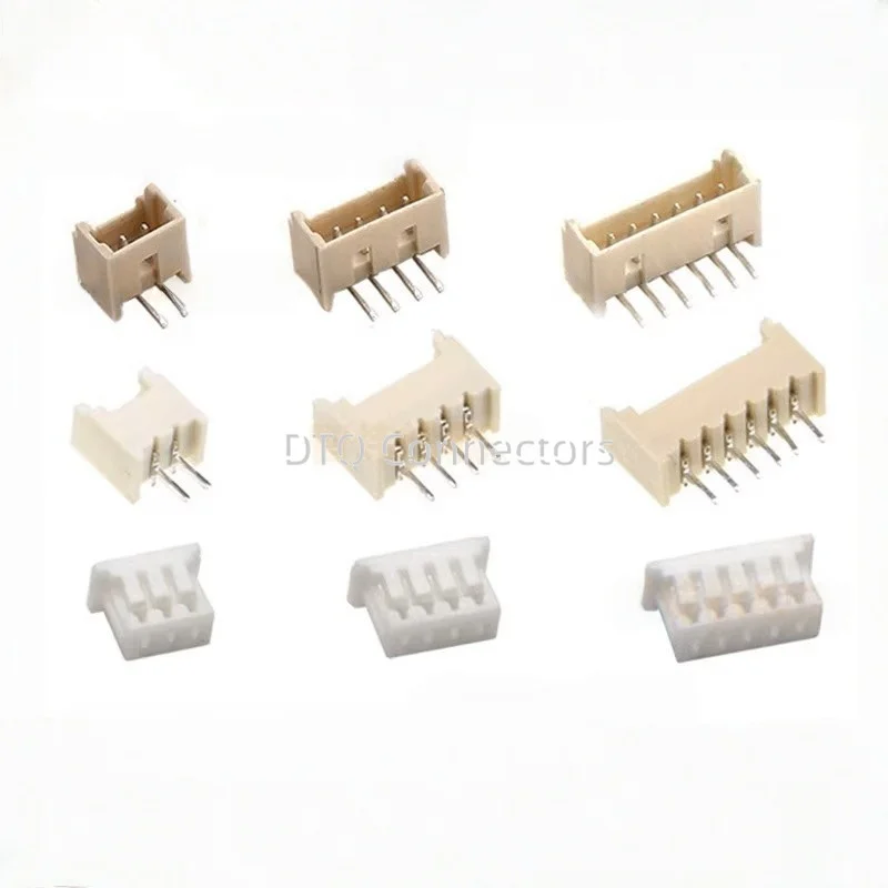 50PCS MICRO JST 1.25 2P 3P 4P 5P 6P 7P 8P 9P 10P Pin Connector 1.25MM PITCH Horizontal Straight Pin Header / Housings / Terminal