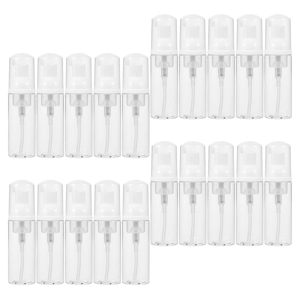 20 Pcs Bottled Mousse Shampoo Liquid Cleaning Plastic Dishwashing Dispenser Foam Hand Soap