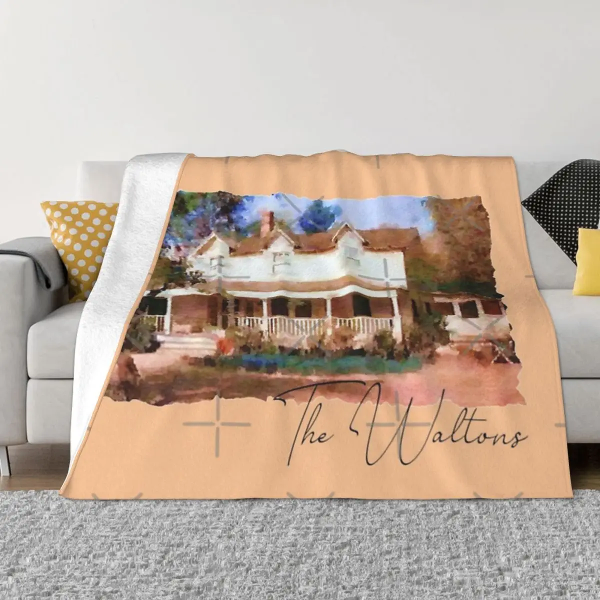 The Waltons House Plush Bedroom Quilt For Bed Winter Warm Blanket Throw Blanket