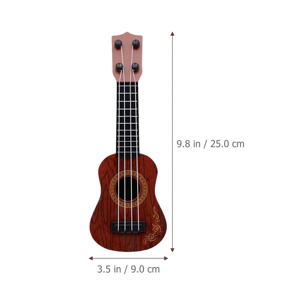 Mini jouets ukulélé pour enfants, guitares pour tout-petits, jouets modèles, 2 pièces