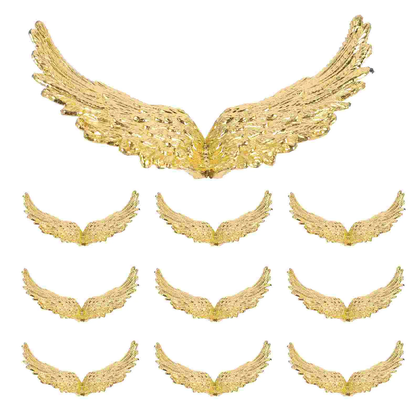 12 Pcs Hair Wing Angel DIY Angels Wings Adornment Plastic Decoration for Jewelry Making