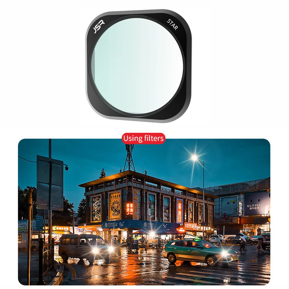 Action Sports Camera Acessórios, Night Lens, Macro Filtro Set, CPL, MCUV, ND8, ND16, NDPL, CPL, Noite, 360